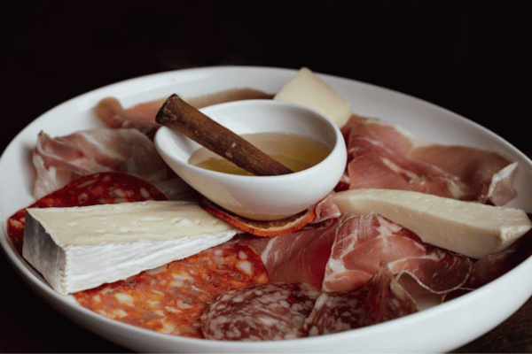 cheese and meat board
