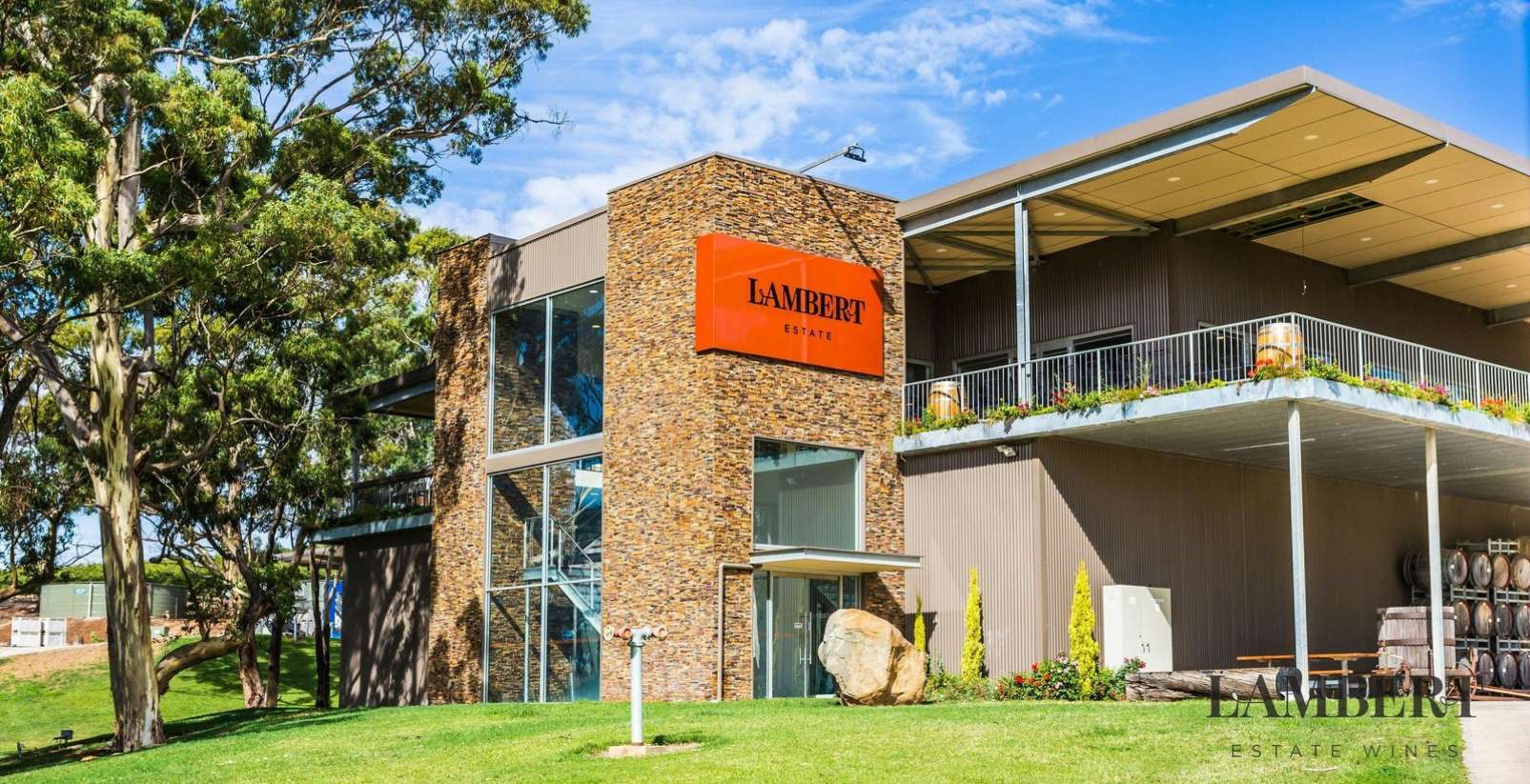 Lambert estate winery building